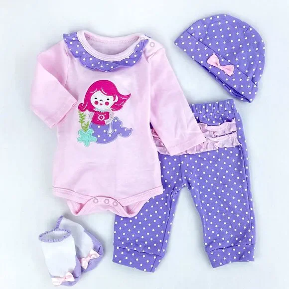 Toys Reborn Baby Doll Clothes Mermaid Suits For Reborn Dolls